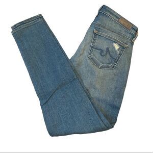 𝅺ADRIANO  Goldschmied The Stevie ankle slim straight ankle jeans. Size 25